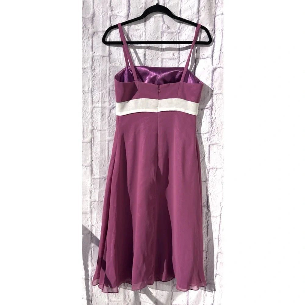 Mana Lisa Couture Girls Special Event Prom Babydoll High Waist Y2K Midi Dress 8